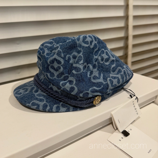 SANDRO Denim Cap