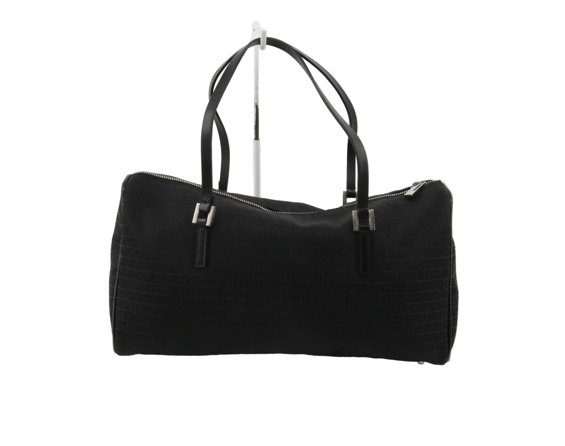 Fendi Micro Bauletto Canvas Top Handle Bag