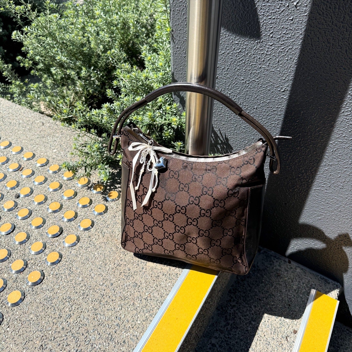 Gucci Tom Ford Slim Horsebit Brown Shoulder Bag