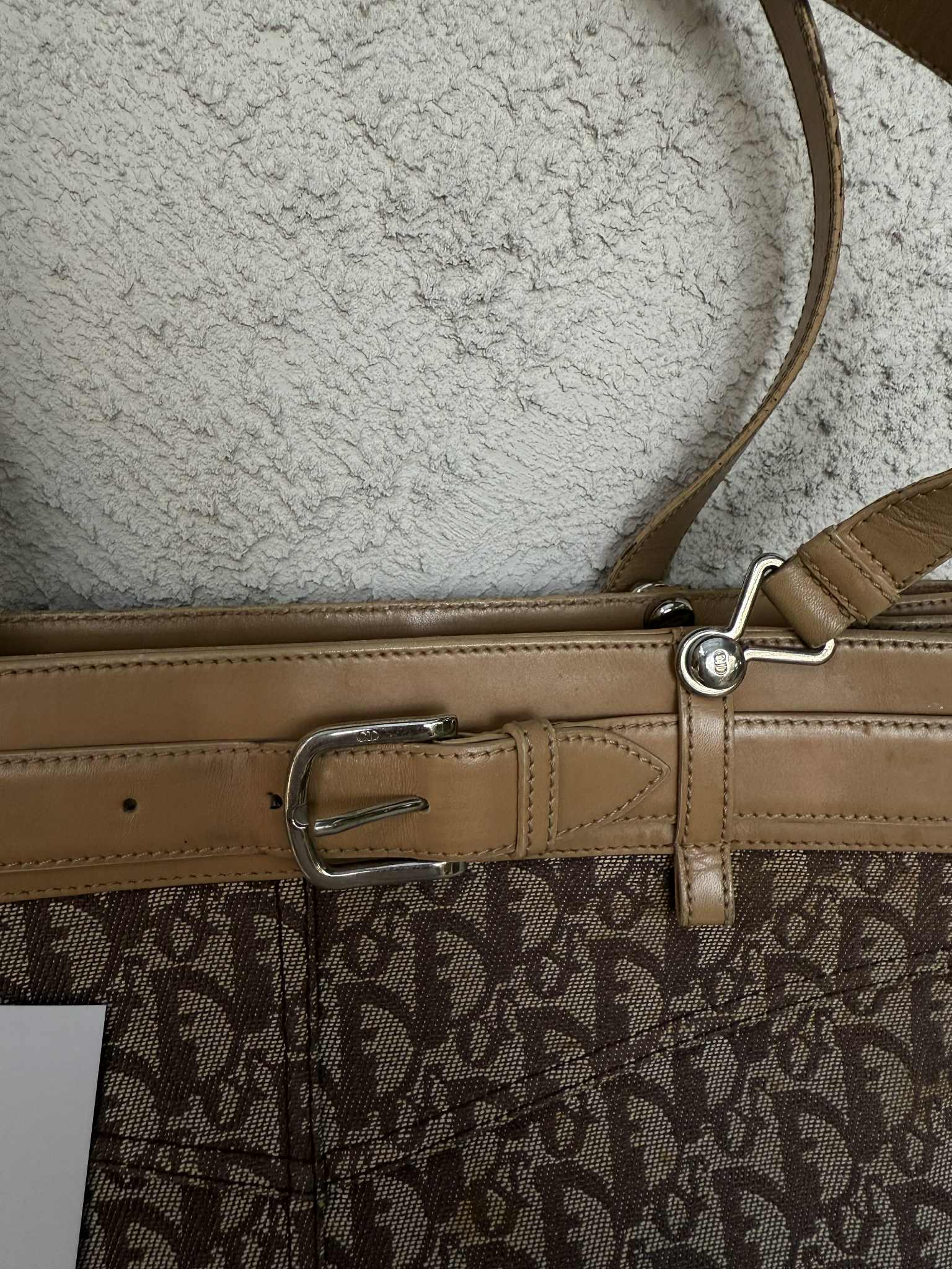 Christian Dior Brown Trotter Tote Handbag