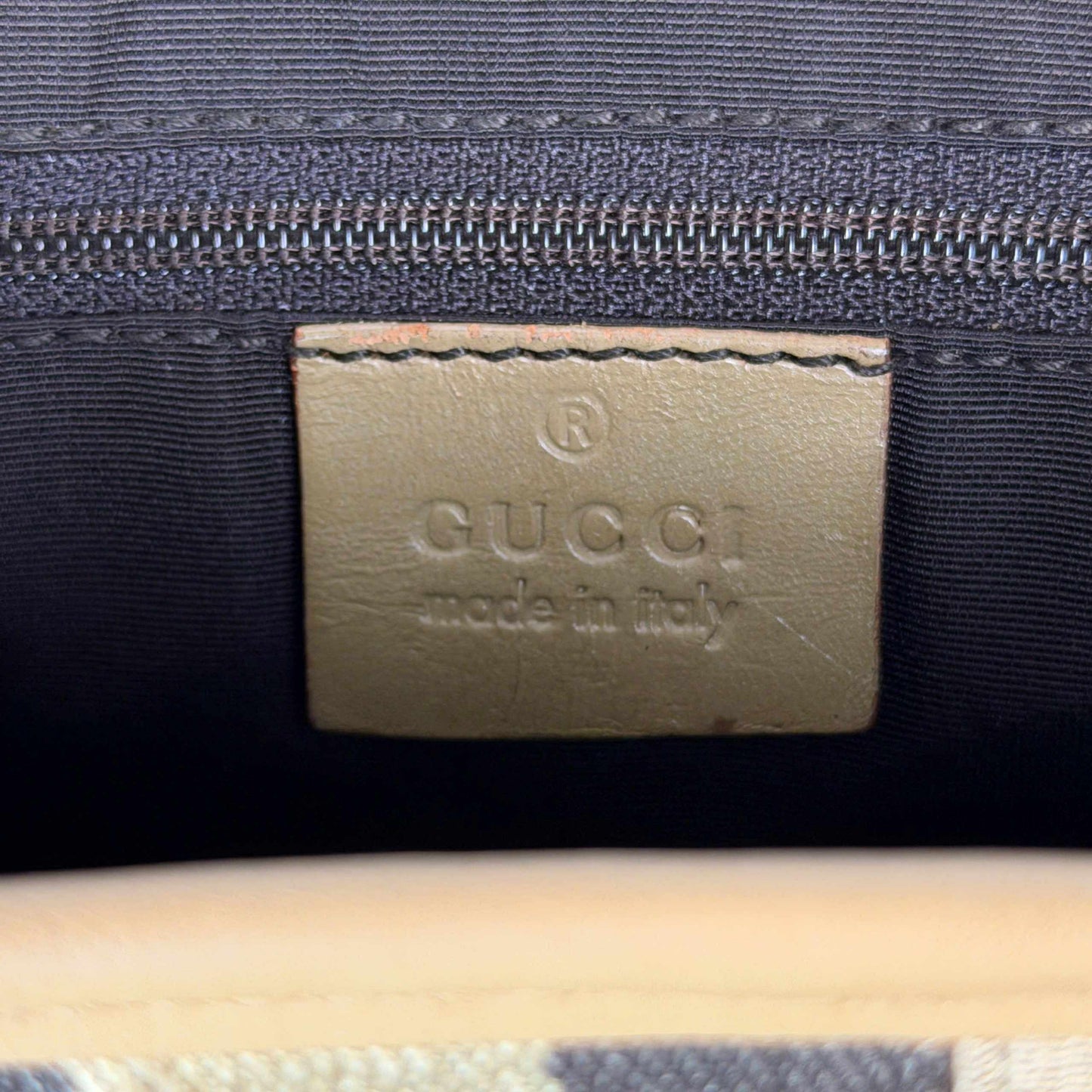 Gucci Jackie Bag - GG Beige Canvas