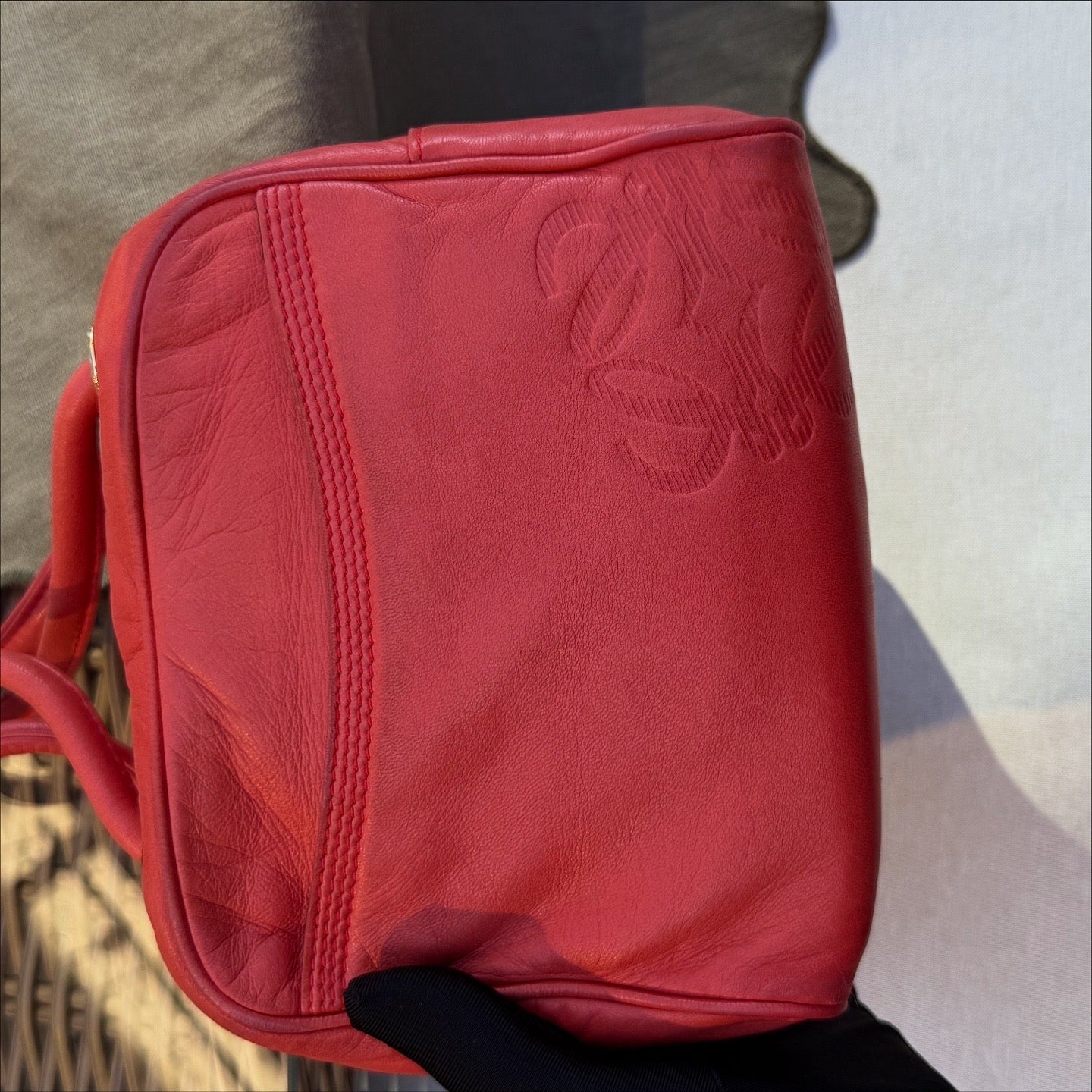 Loewe Anagram Small Boston Bag