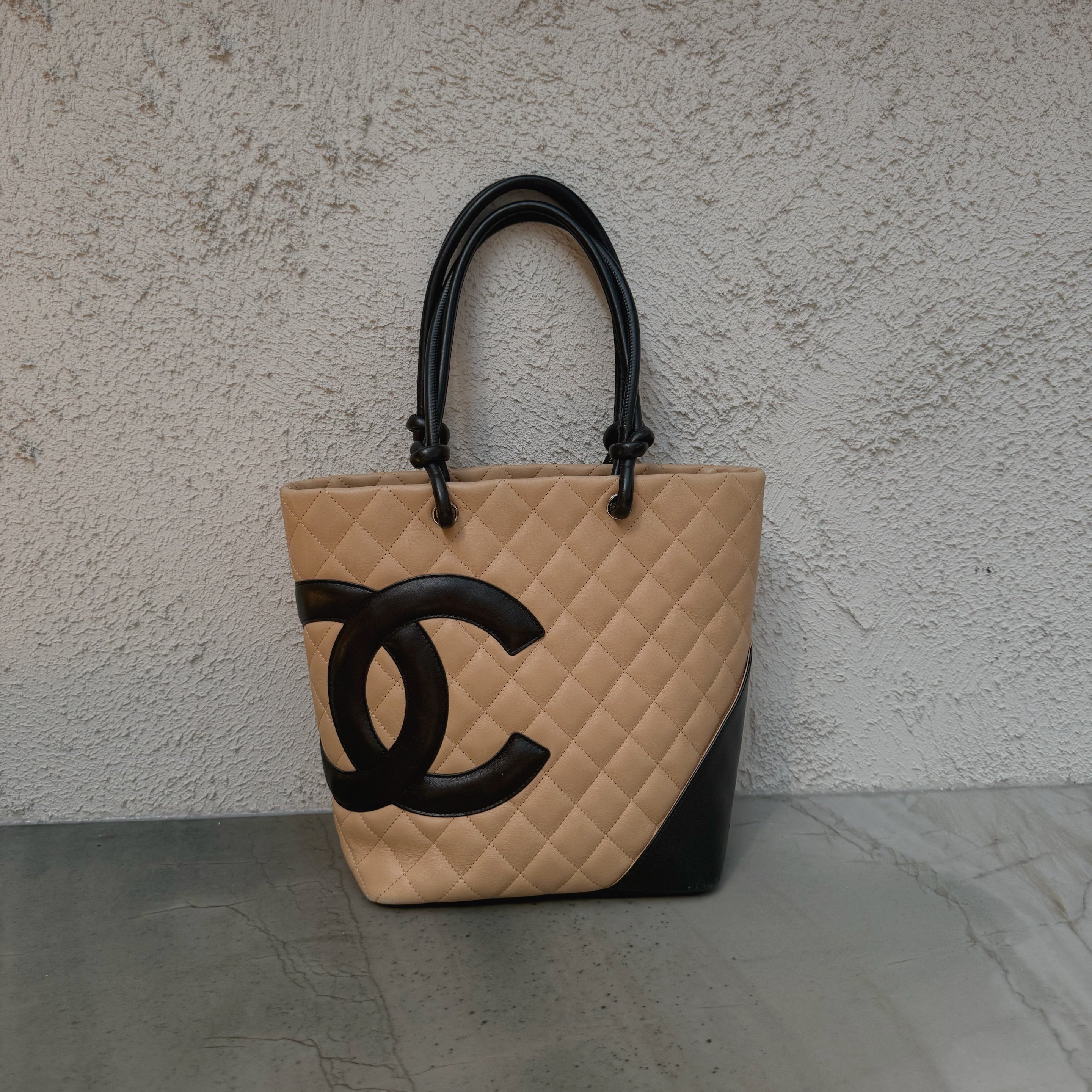Chanel Cambon Beige Tote Bag