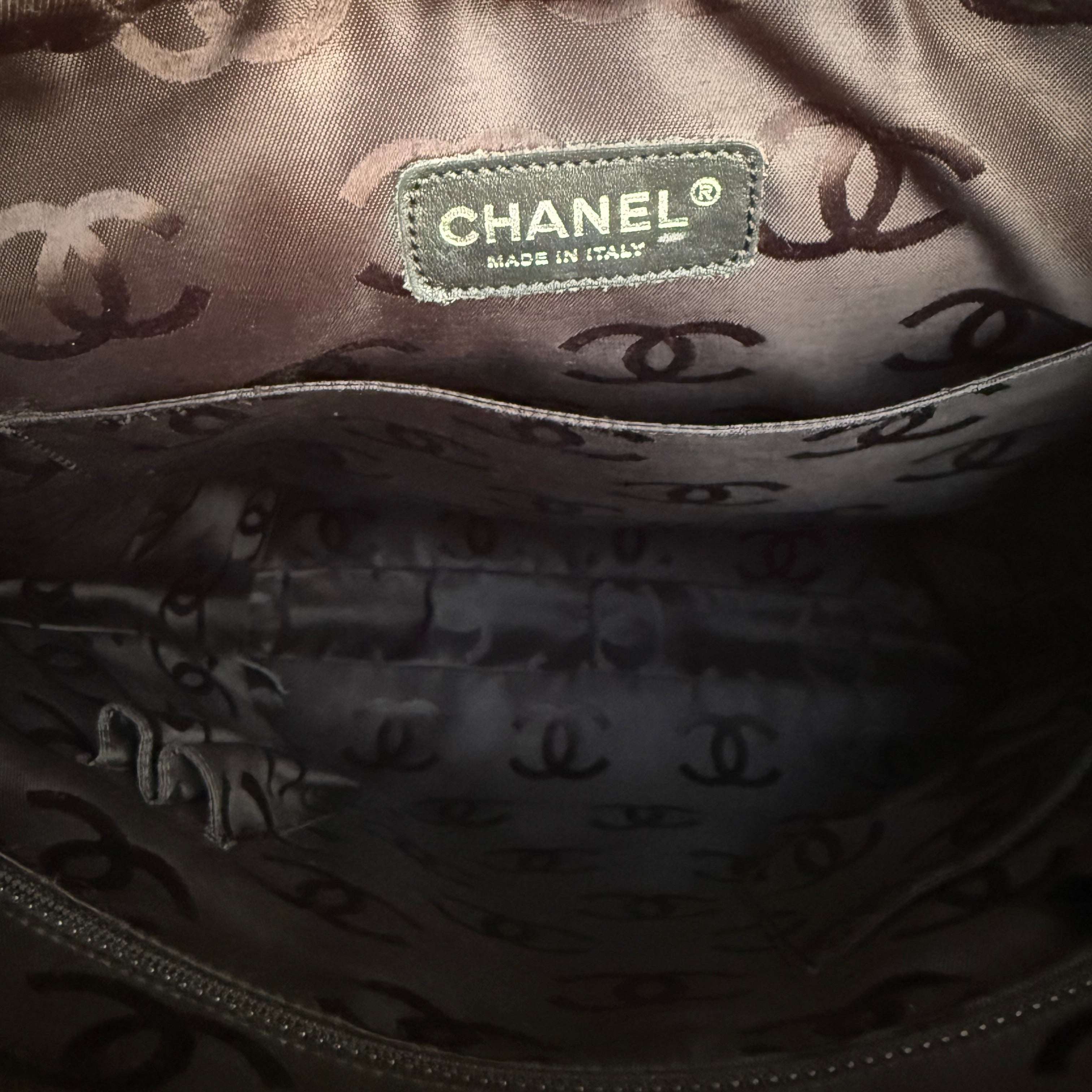 Chanel Beige Quilted Calfskin Cambon Messenger Large