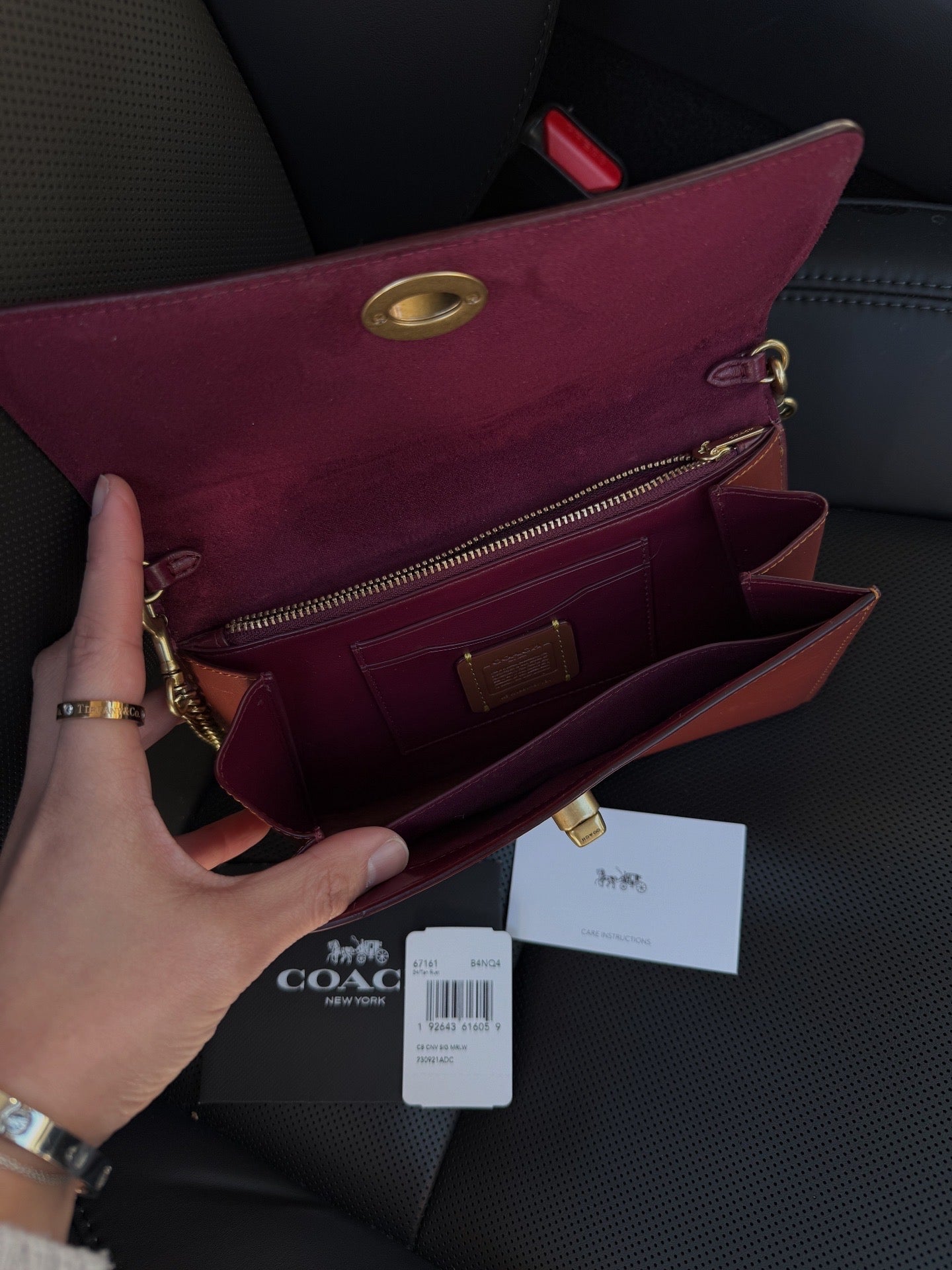 Coach Marlow Turnlock Crossbody Clutch Bag