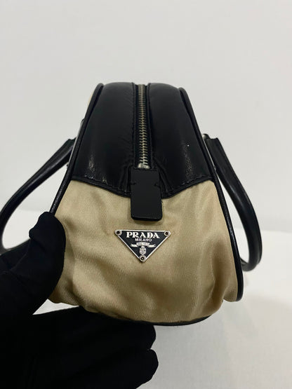 Prada Vintage Nylon Hand Bowling Bag