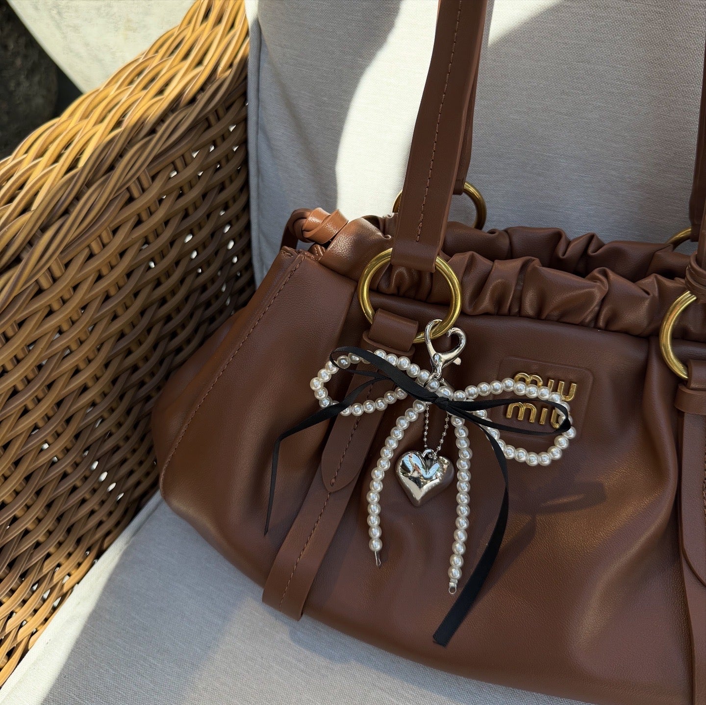 Cute Bow Bag Charm