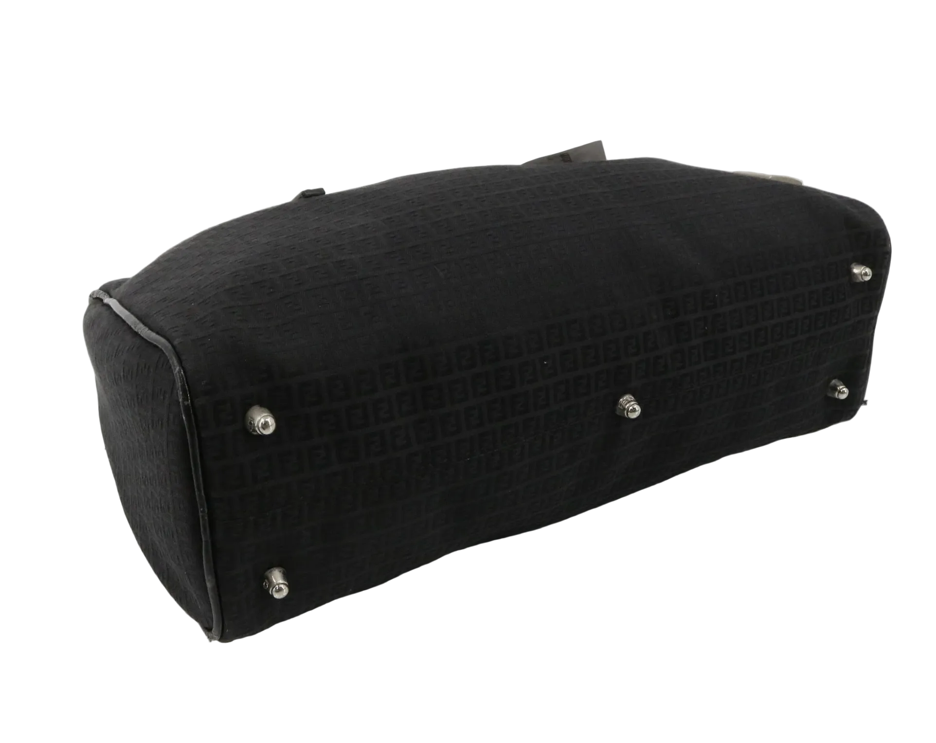 Fendi Micro Bauletto Canvas Top Handle Bag