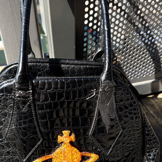 Vivienne Westwood Large Glitter Orb Yasmine Bag