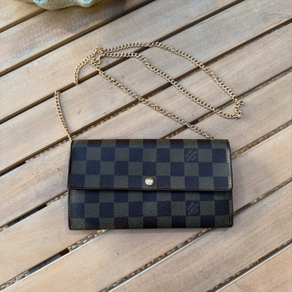 Louis Vuitton Sarah Wallet Damier Ebene