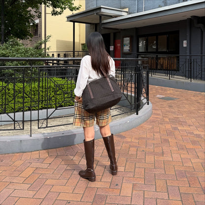 GUCCI GG Canvas Handbag Tote Bag