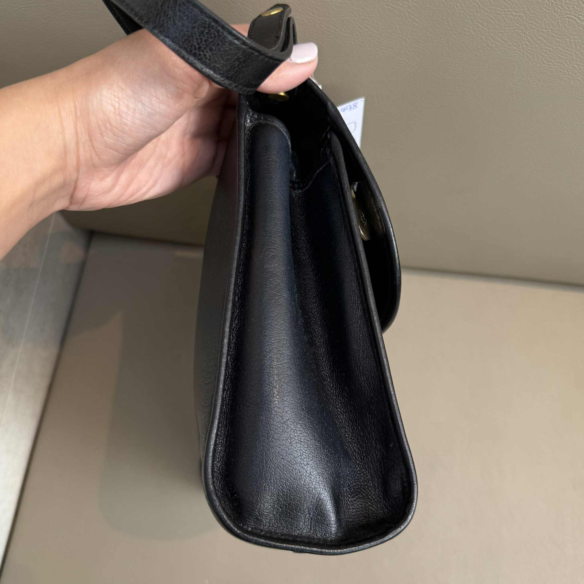 Christian Dior Leather Flap Shoulder Bag