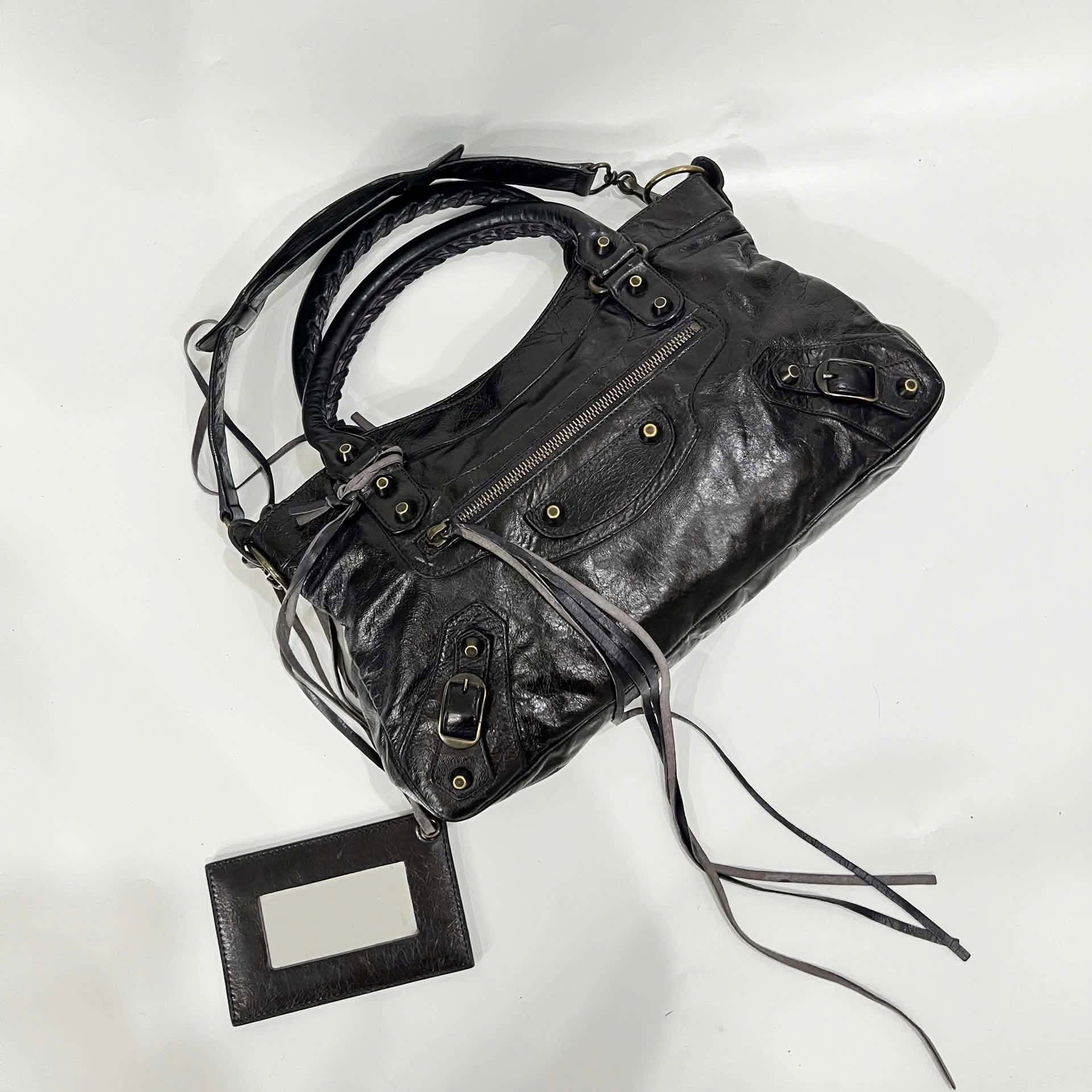 Balenciaga Le City First Bag in Black