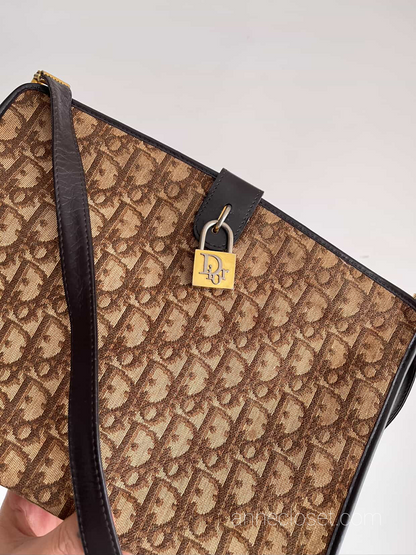 Christian Dior Vintage Trotter Canvas
