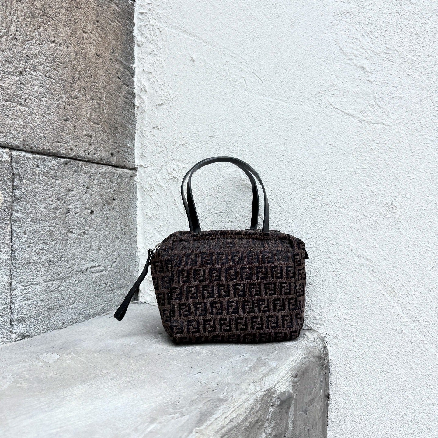 Fendi Mini Zucchino Chocolate Bag