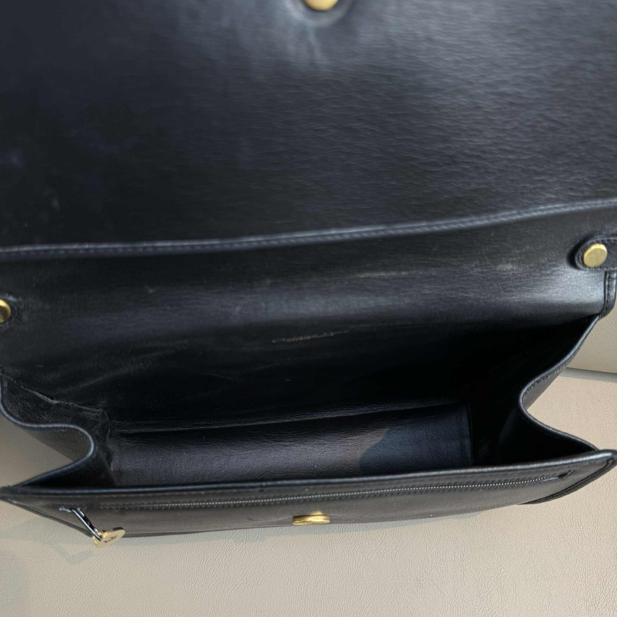 Christian Dior Leather Flap Shoulder Bag