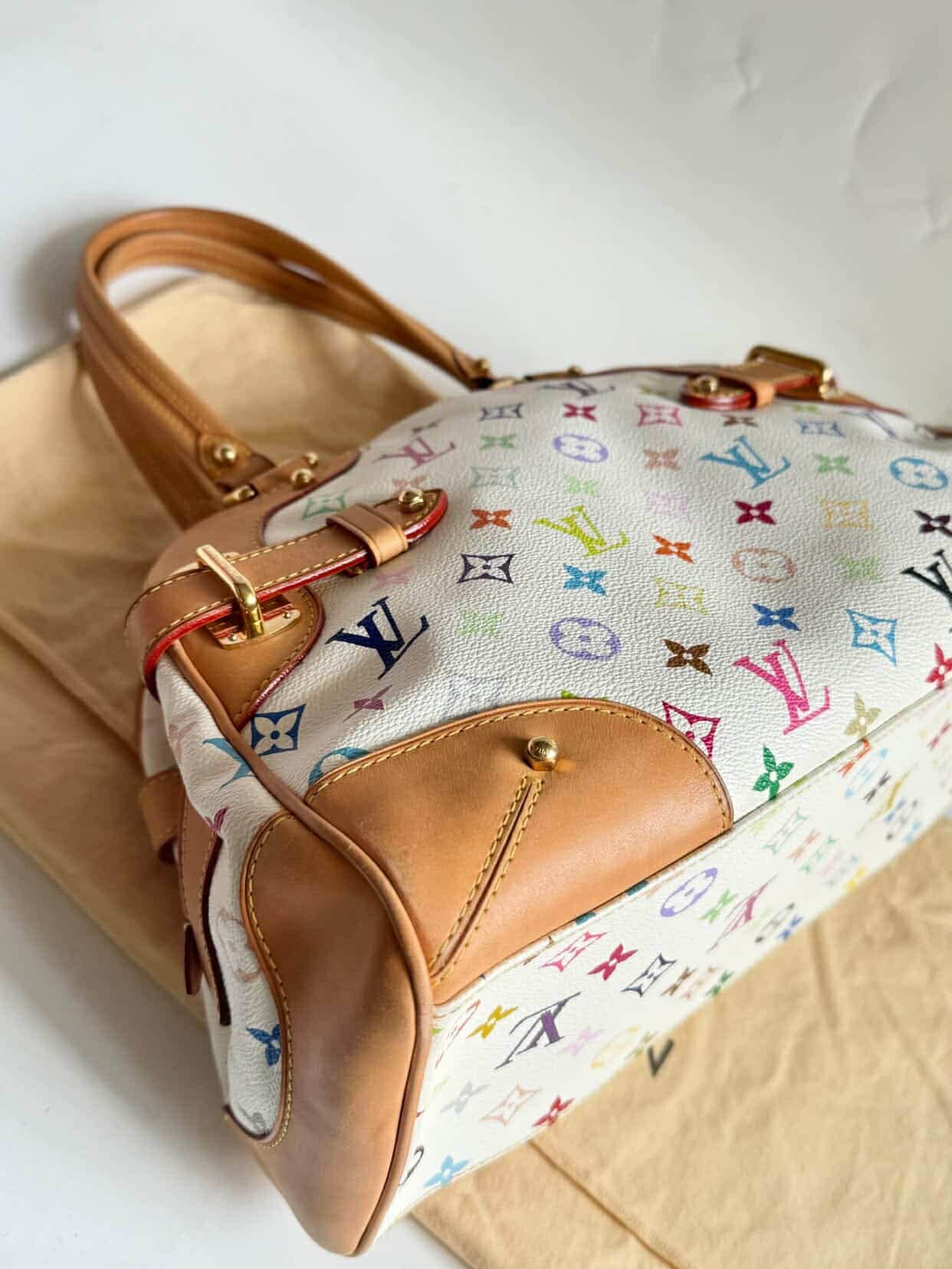 Louis Vuitton x Murakami Limited Edition Monogram Multicolor Claudia Bag