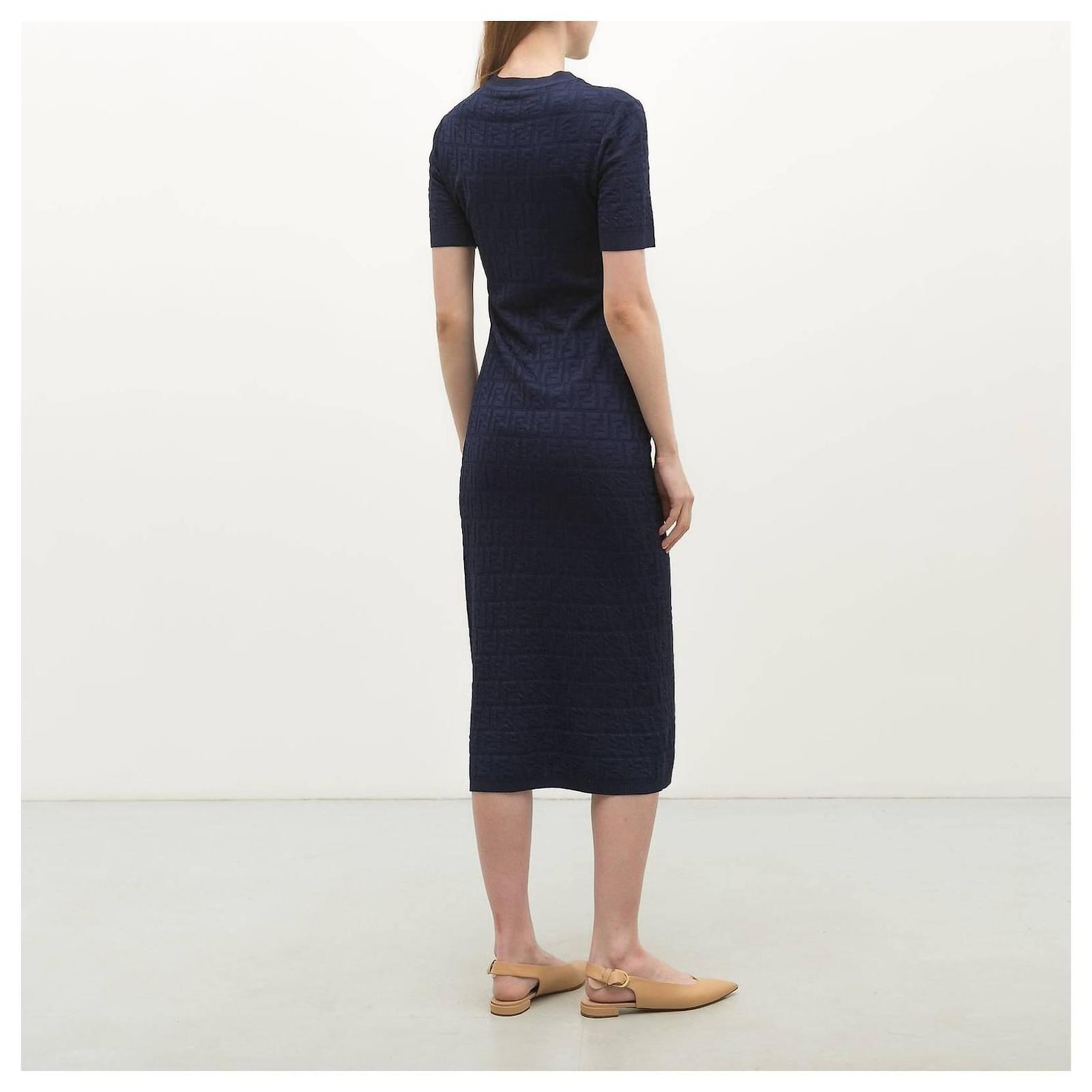 FENDI mid-length dress Navy