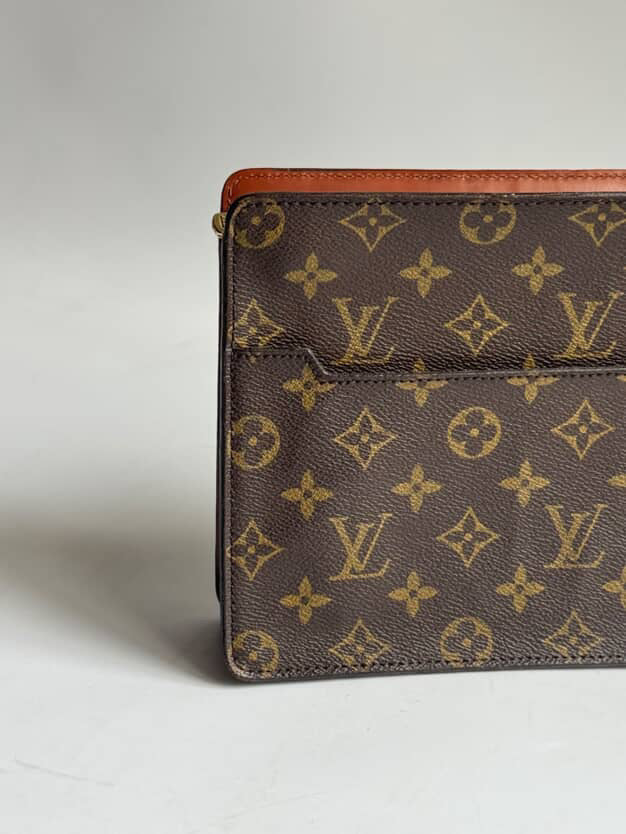 LOUIS VUITTON Monogram Pochette Homme Clutch Bag