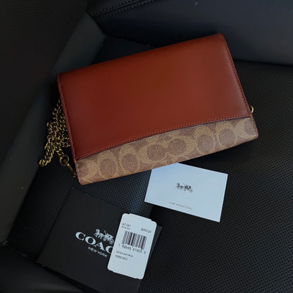 Coach Marlow Turnlock Crossbody Clutch Bag