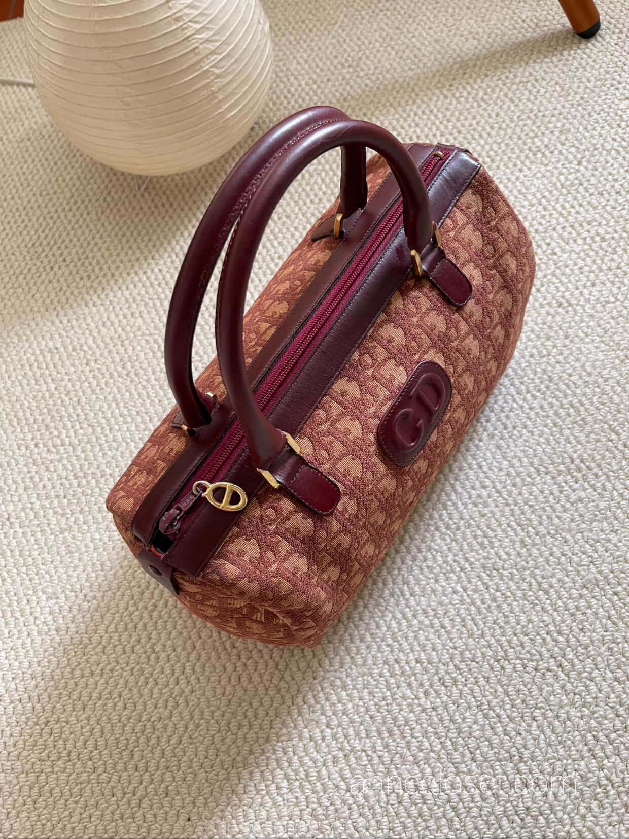 Christian Dior Vintage Bowling Bag