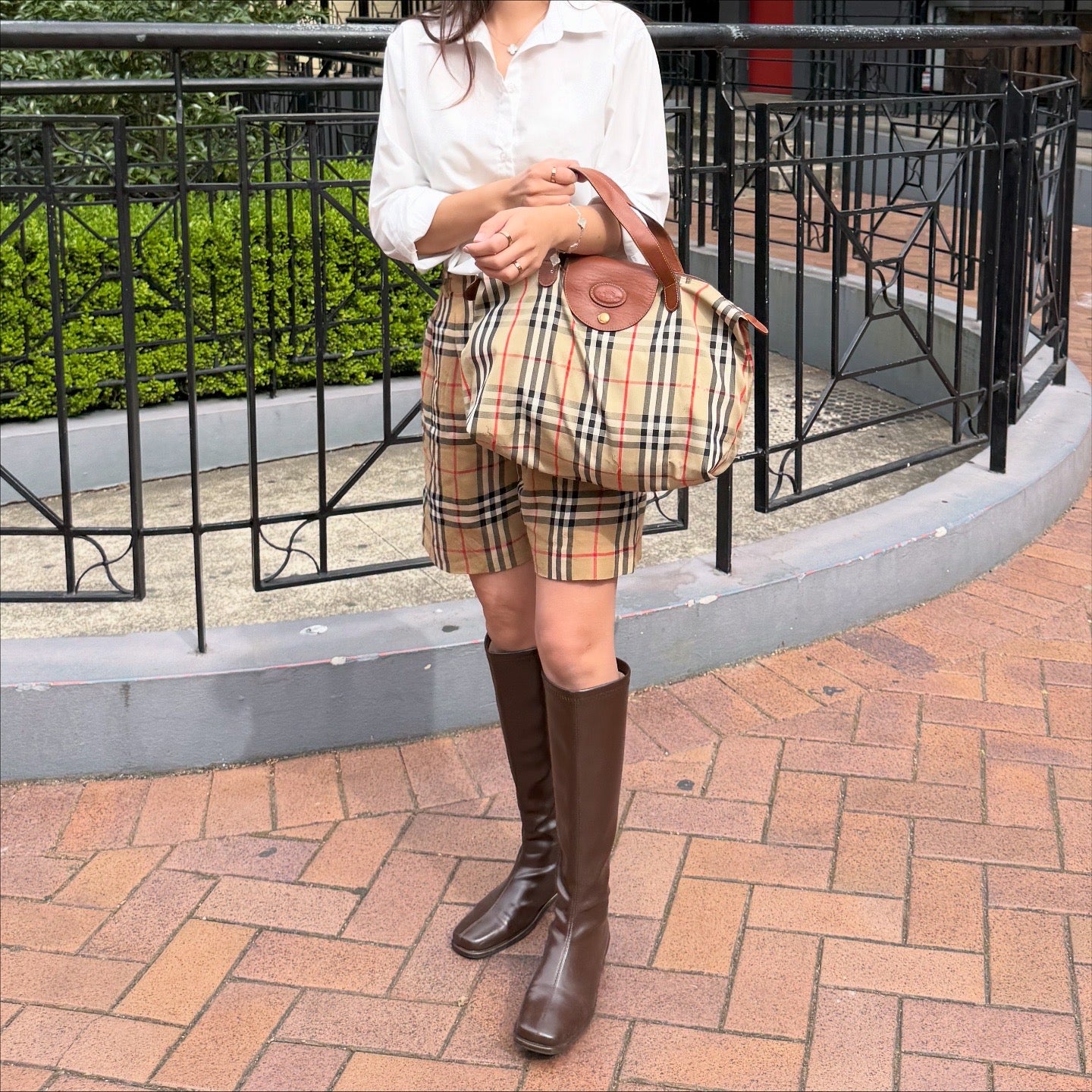 Burberry Nova Check Tote Bag