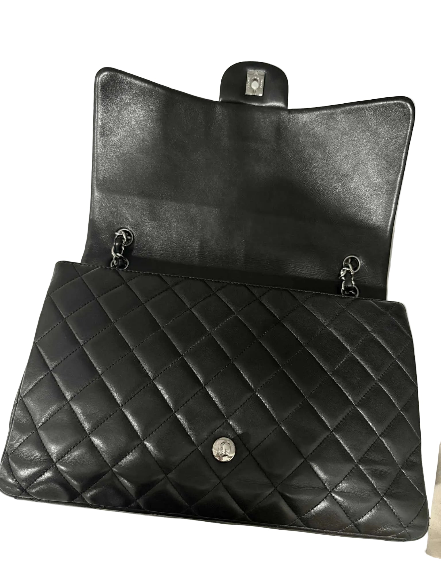 Chanel Classic Flap Maxi Black Lambskin