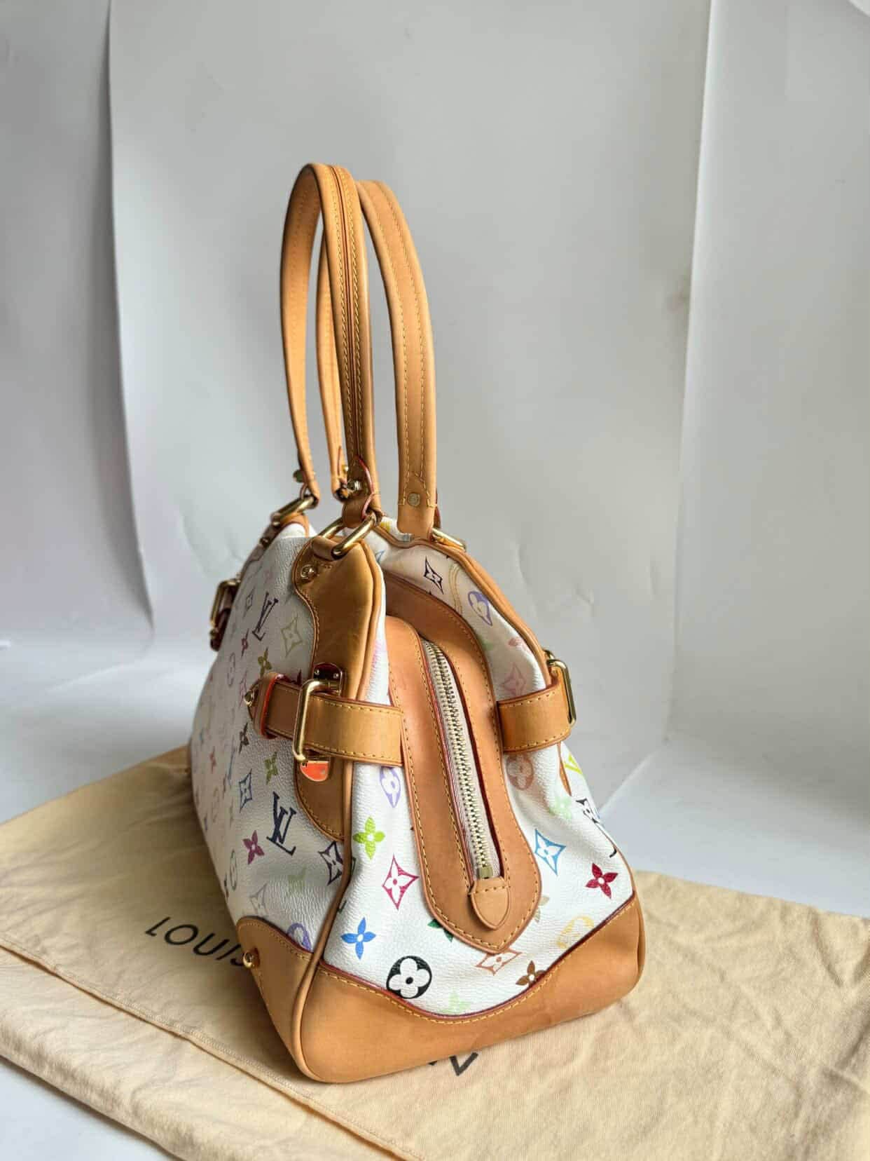 Louis Vuitton x Murakami Limited Edition Monogram Multicolor Claudia Bag