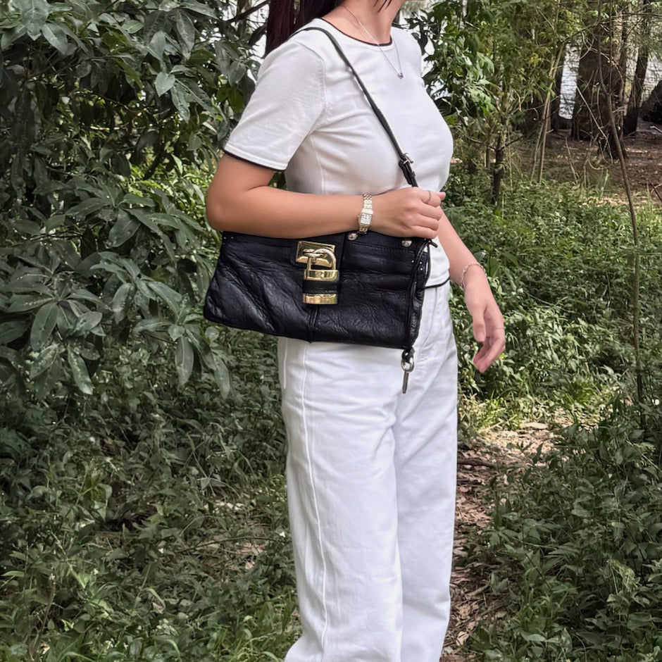 Chloe Black Paddington Leather Bag