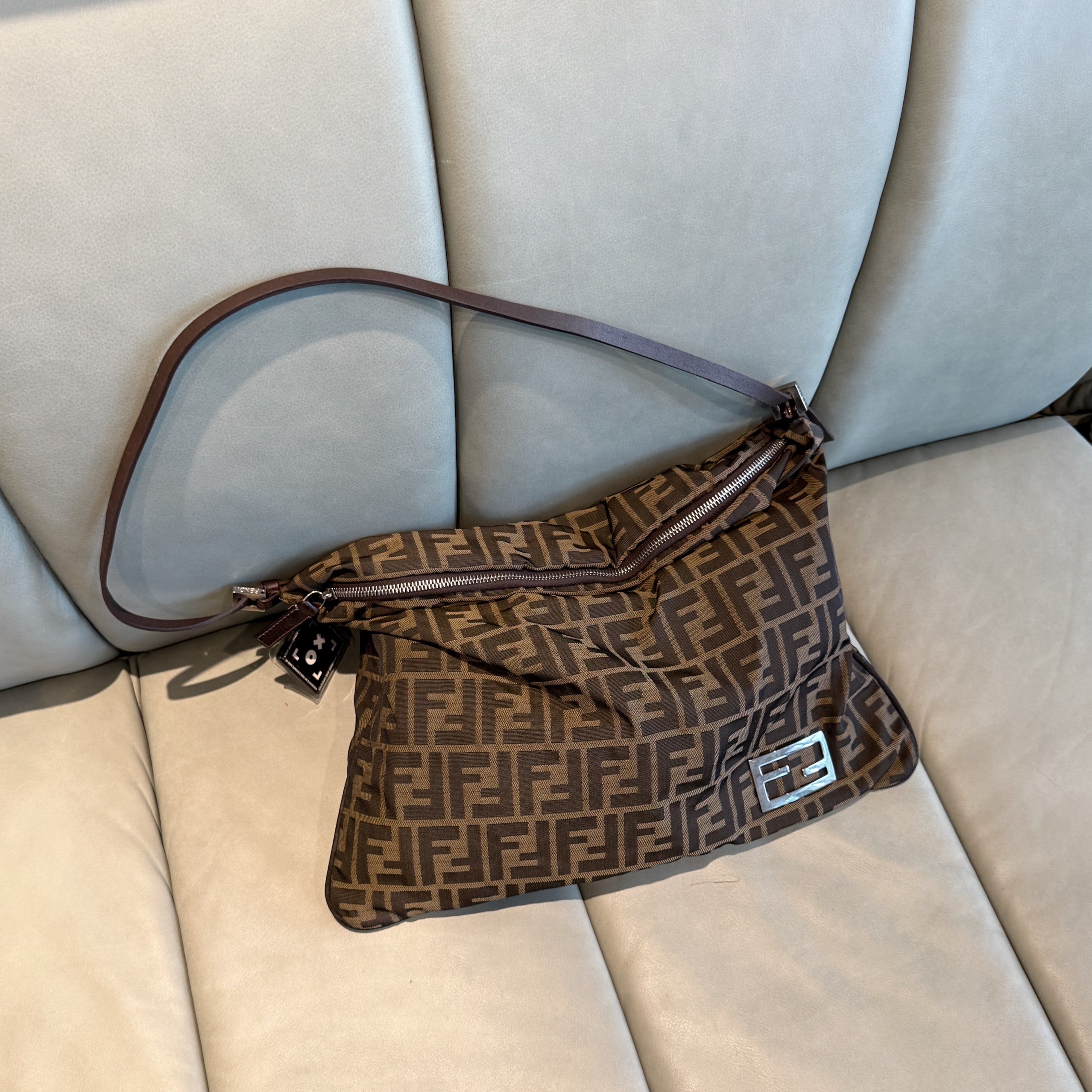 Fendi FF Zucca Canvas Shoulder Bag
