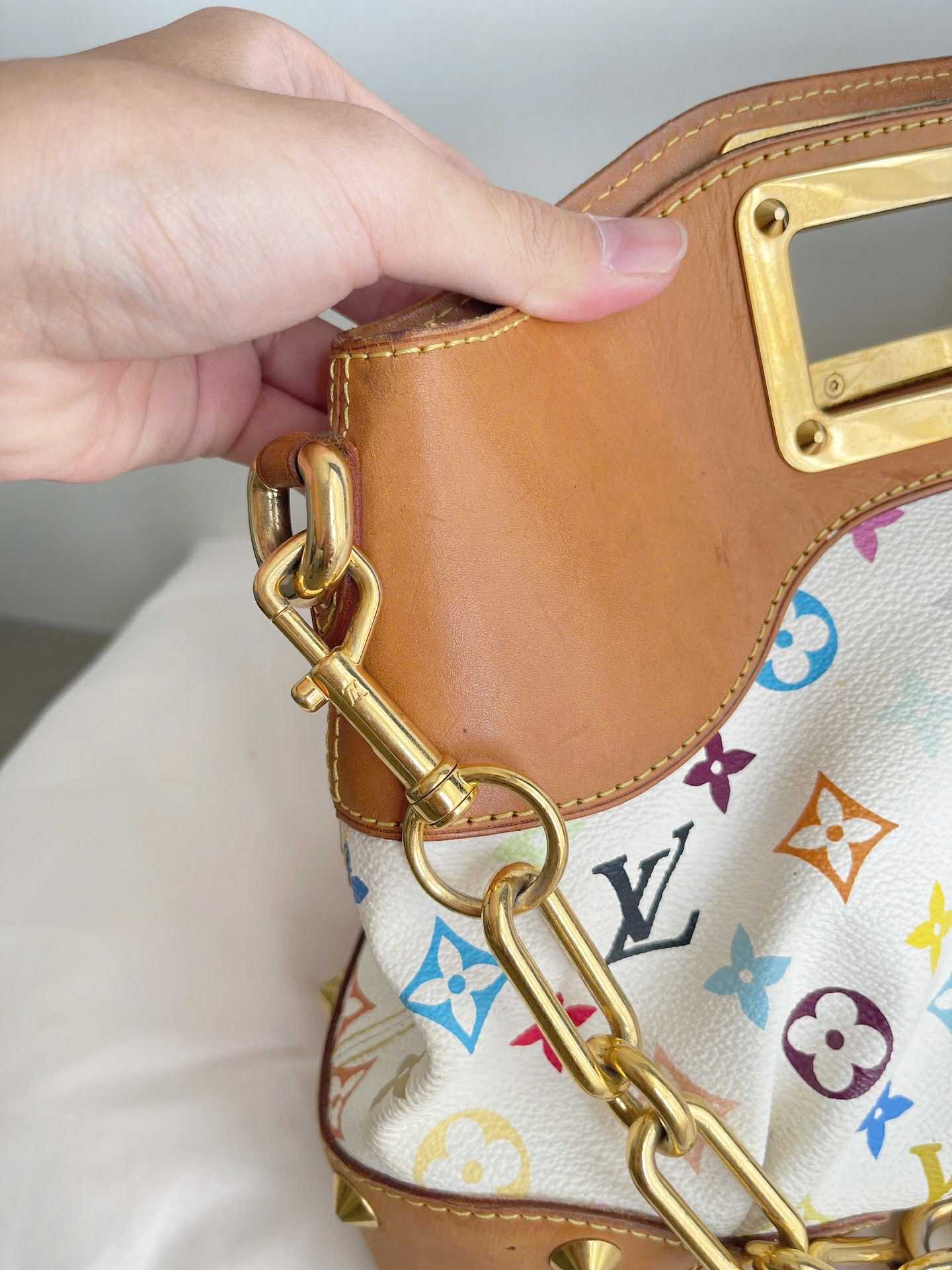 Louis Vuitton Judy Multicolore Monogram Canvas Bag
