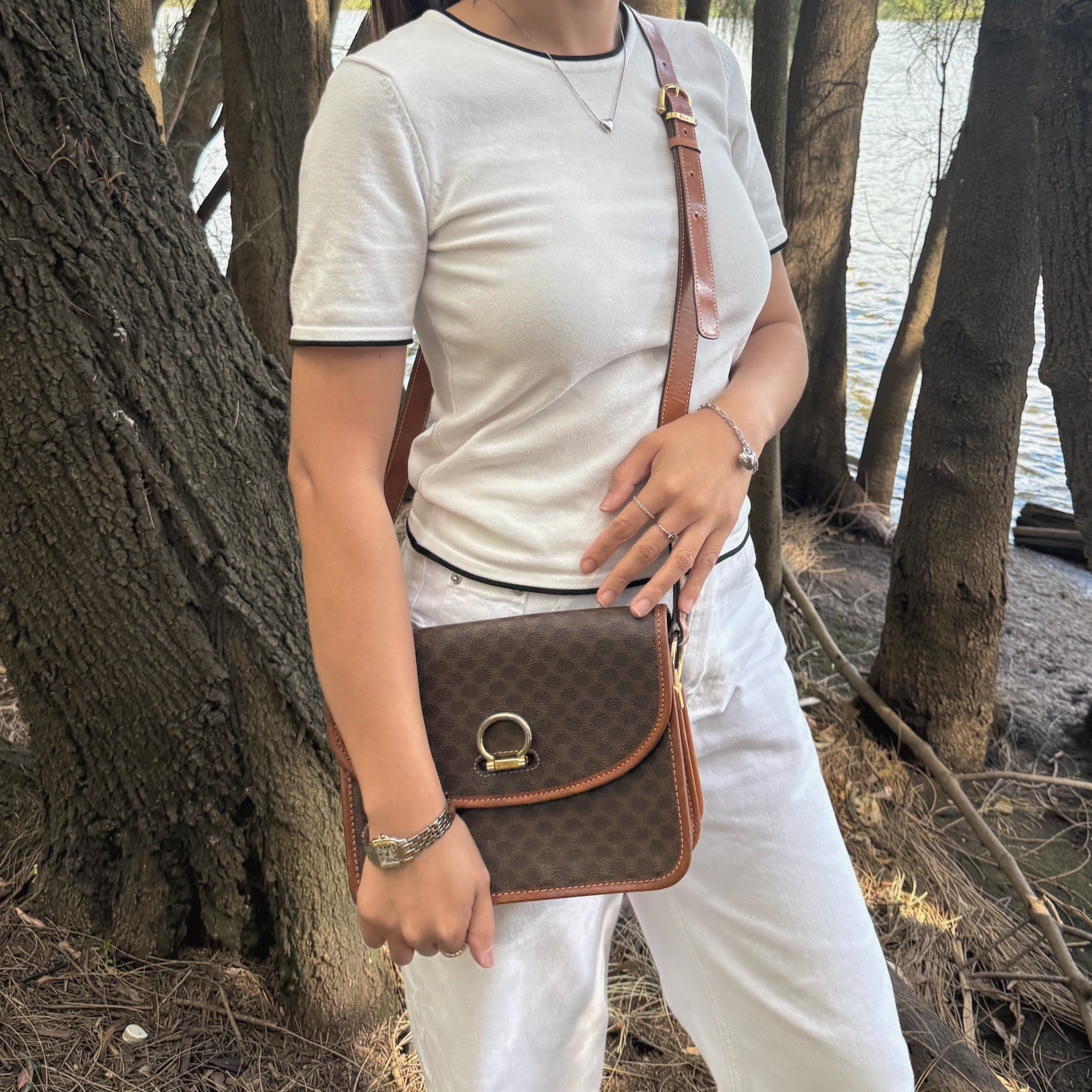 Celine Macadam Crossbody Bag