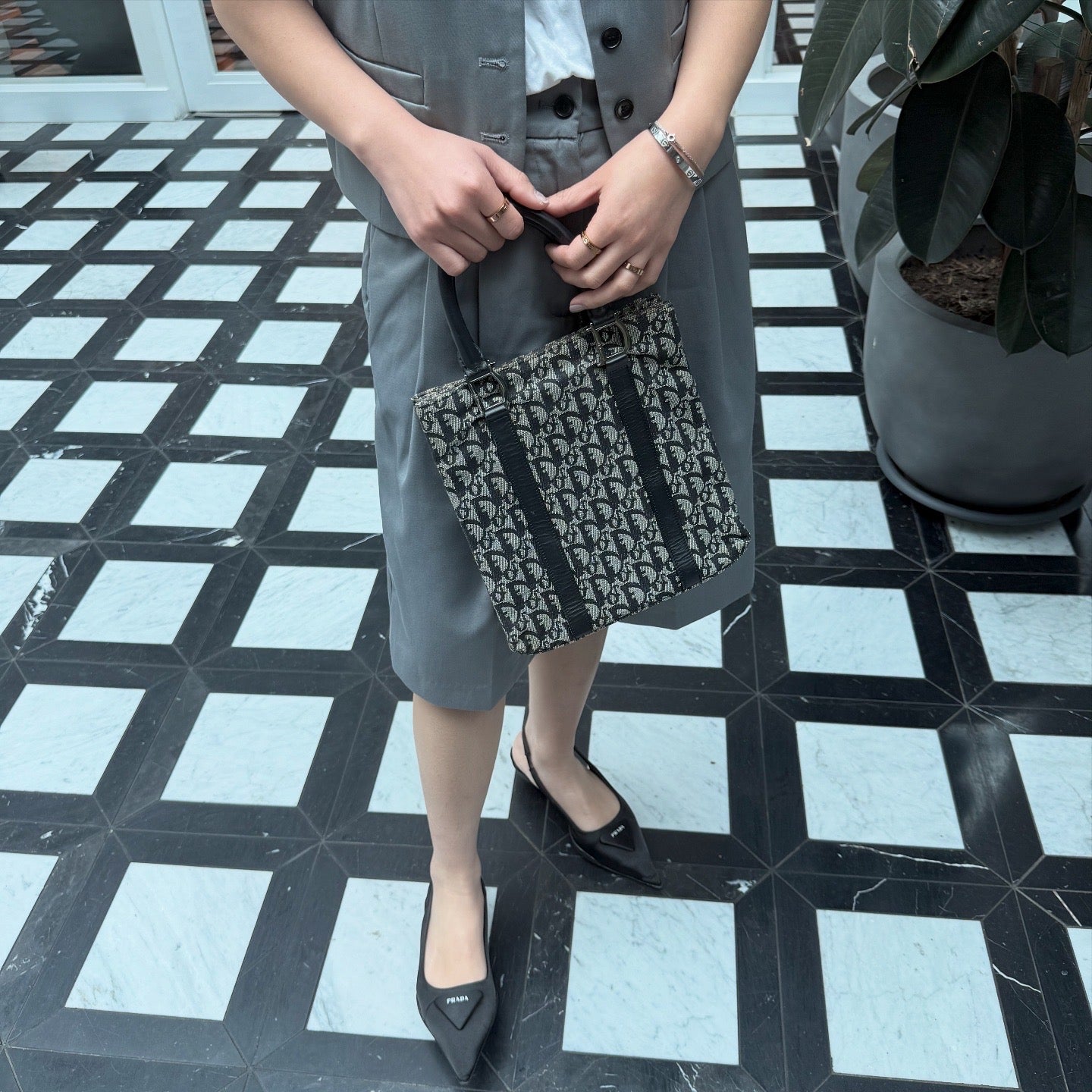 Dior Trotter Tote Hand Bag