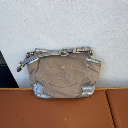 Prada Canapa Shoulder Bag