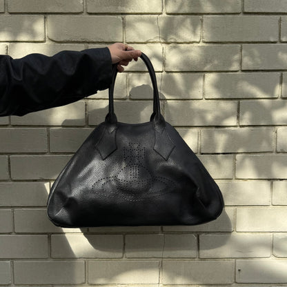 Vivienne Westwood Yasmin Orb Black Leather