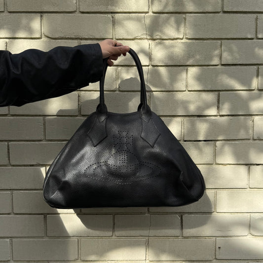 Vivienne Westwood Yasmin Orb Black Leather