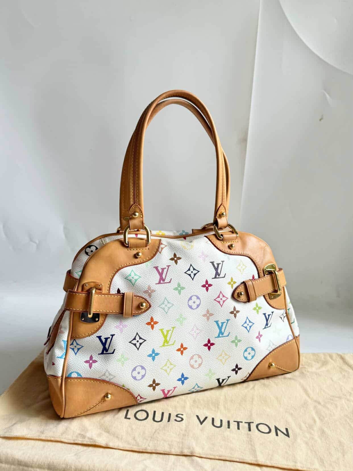 Louis Vuitton x Murakami Limited Edition Monogram Multicolor Claudia Bag