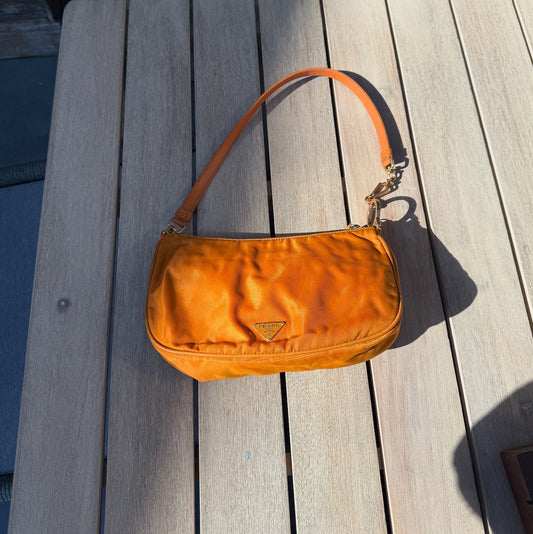 Prada Vintage Orange Shoulder Bag