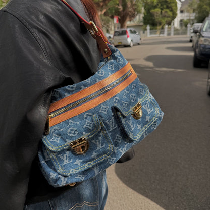 Louis Vuitton Monogram Denim Baggy PM