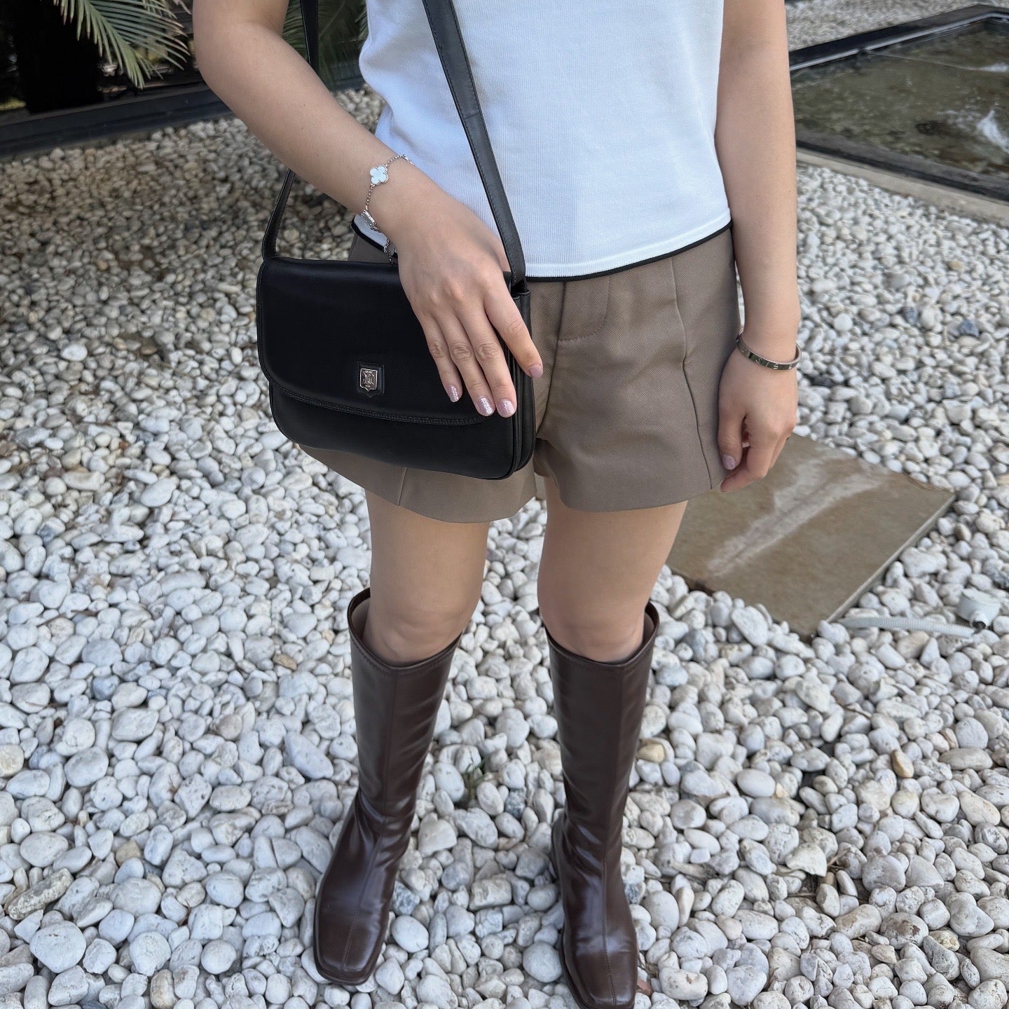 Celine Classic Black Leather Bag