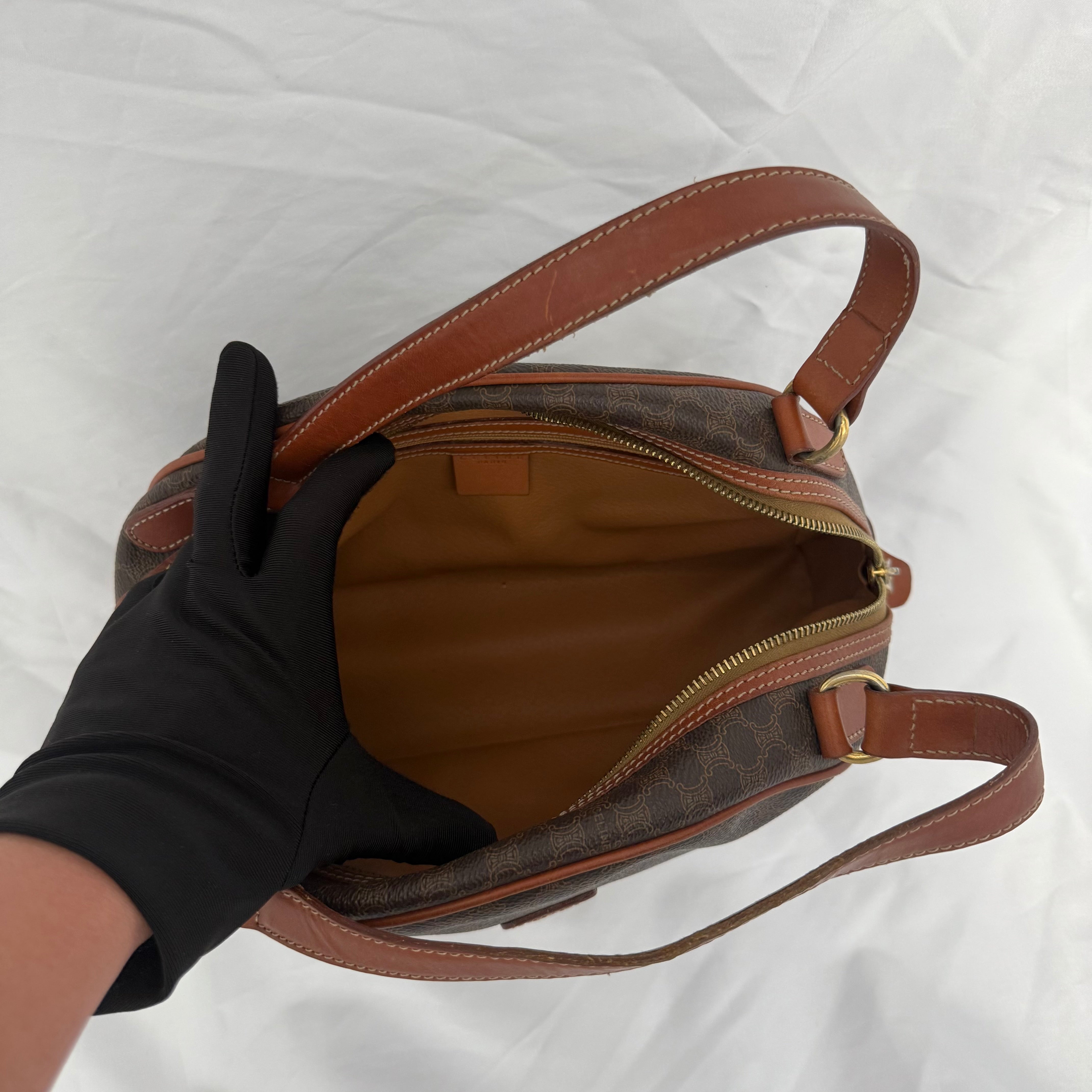 Celine Macadam Triomphe Dome Handbag