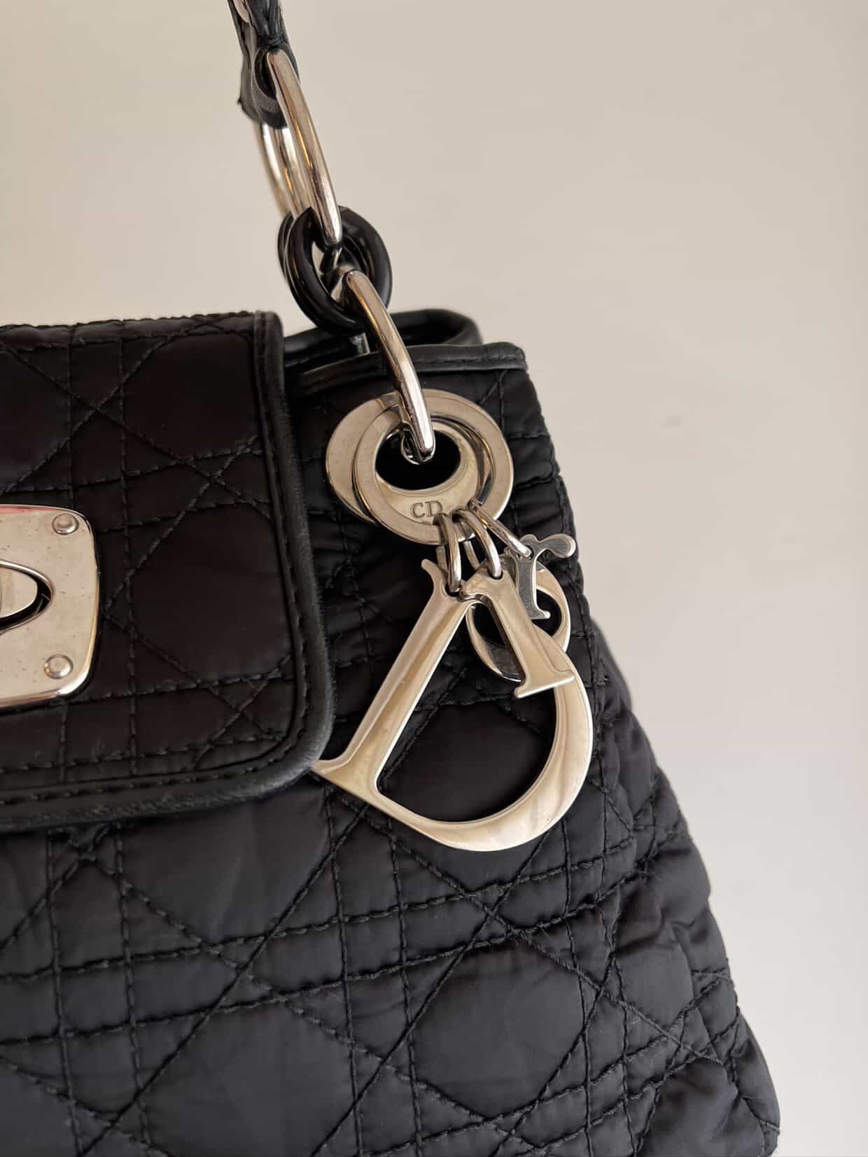 Dior Charming Nylon Cannage Tote