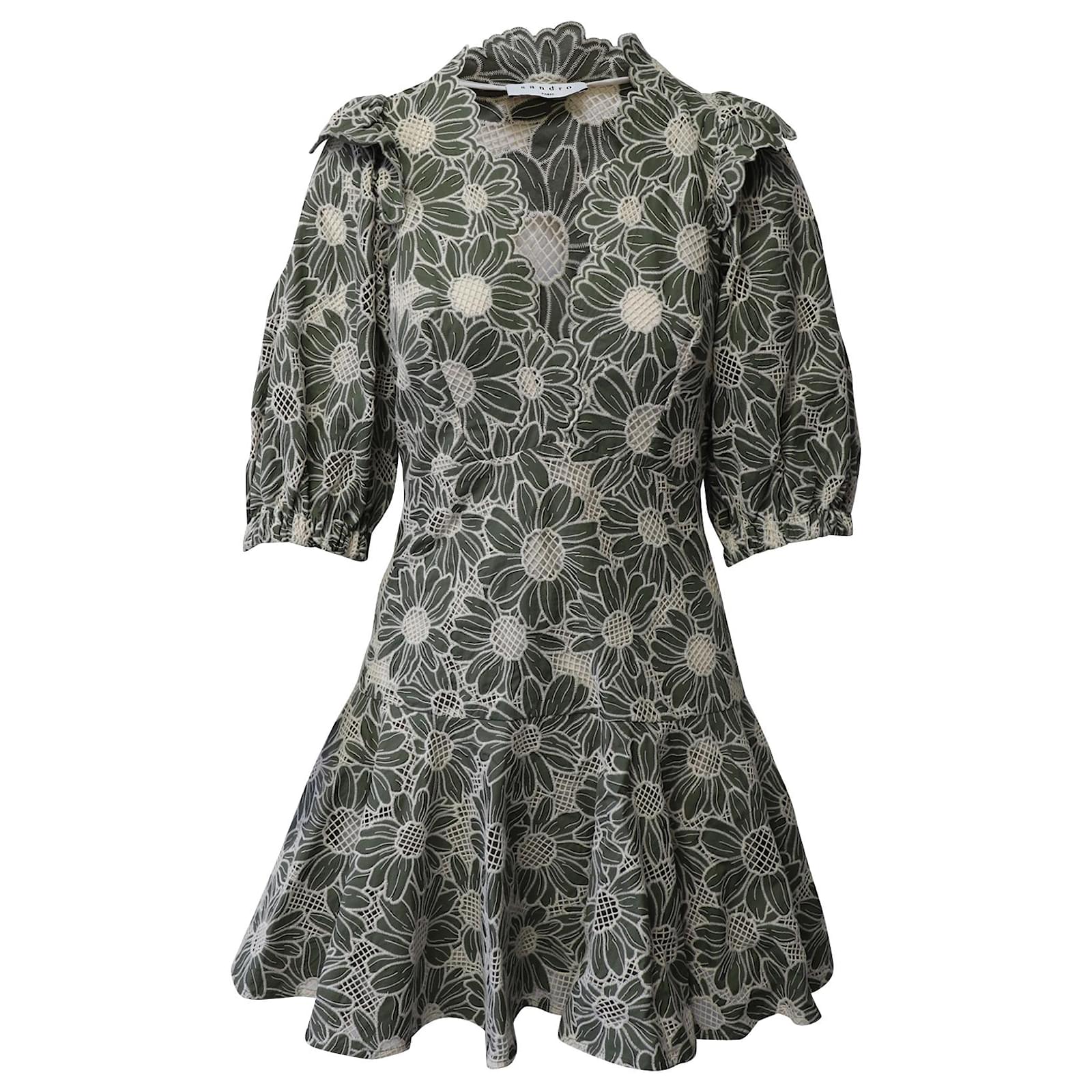 SANDRO Guipure lace dress