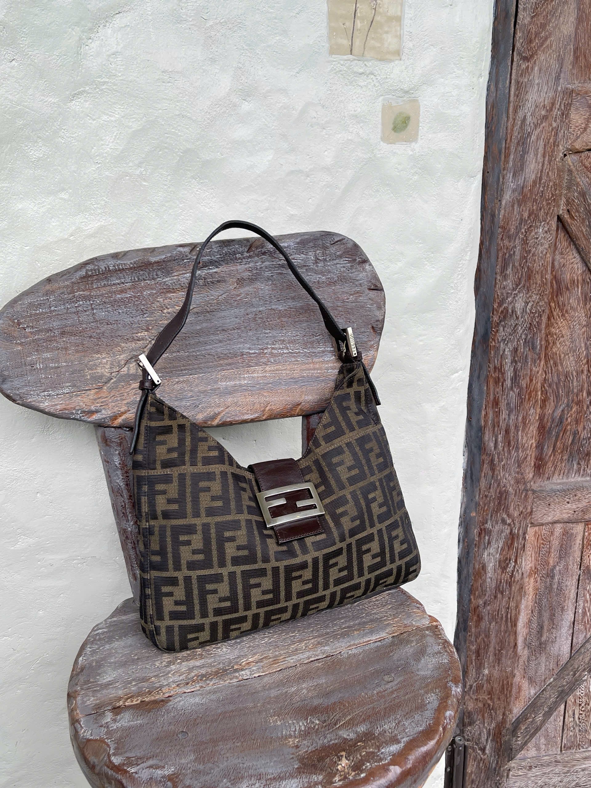 Fendi Mamma Zucca Zucchino Shoulder Bag