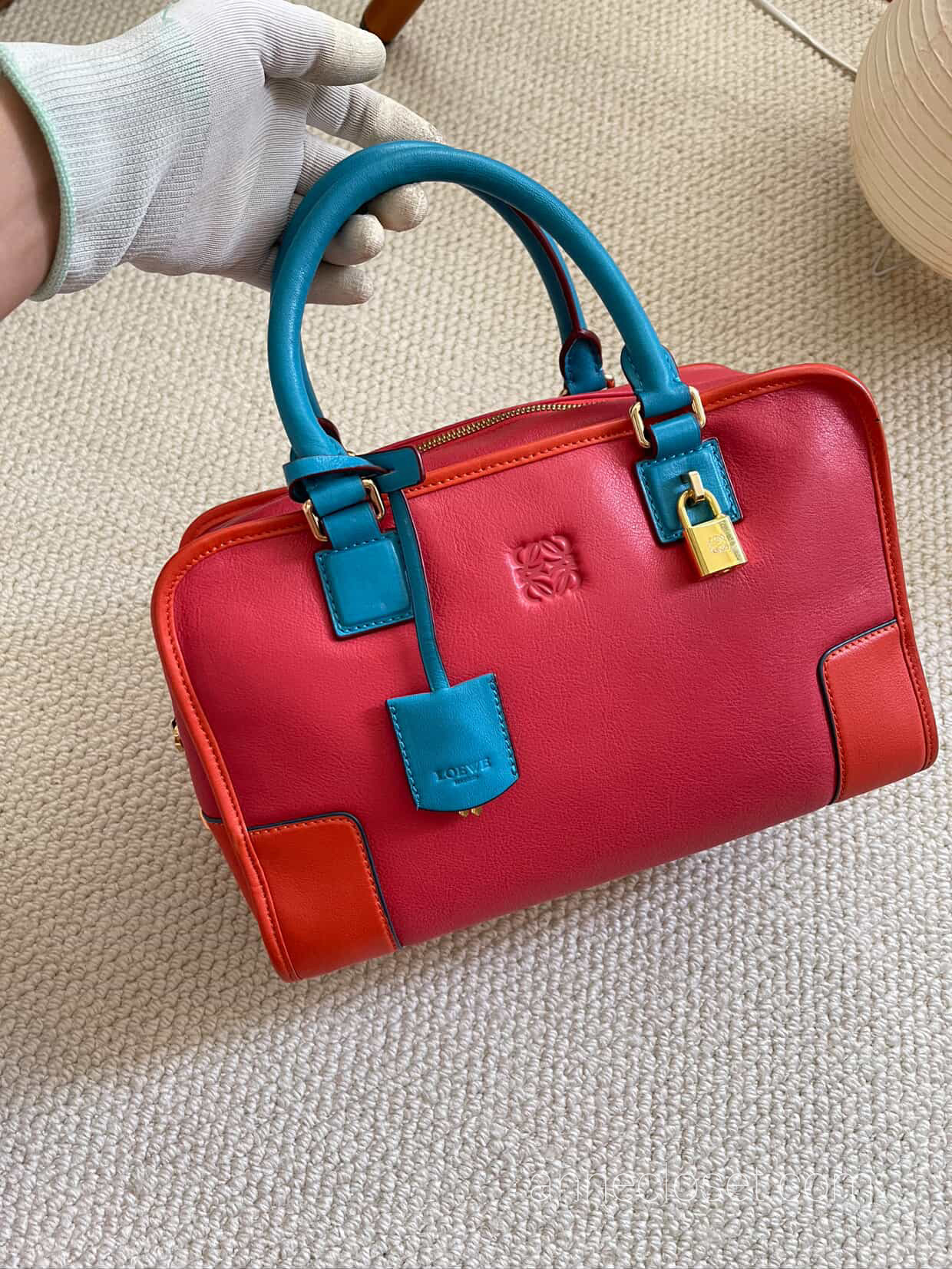 LOEWE AMAZONA Red and Blue