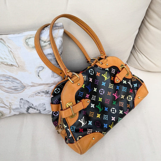 Louis Vuitton x Murakami Limited Edition Monogram Multicolor Claudia Bag