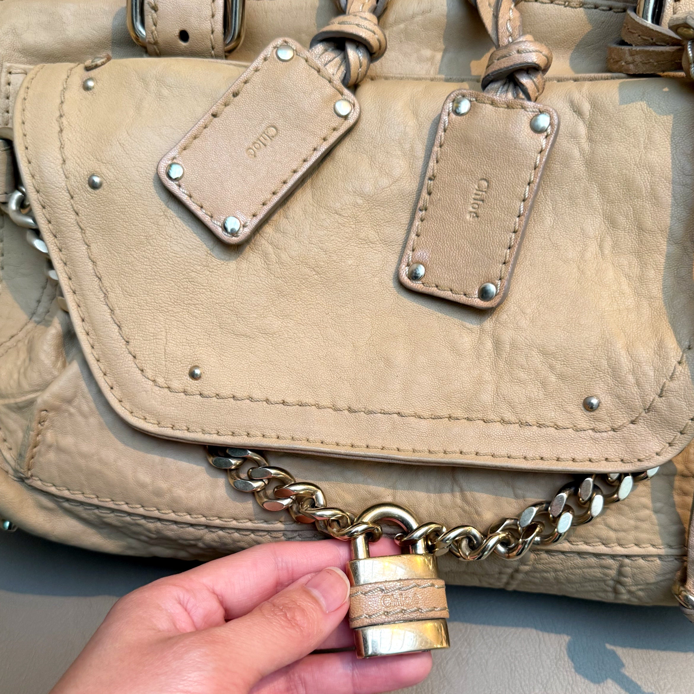Chloe Brown Paddigton Capsule Leather Shoulder Bag