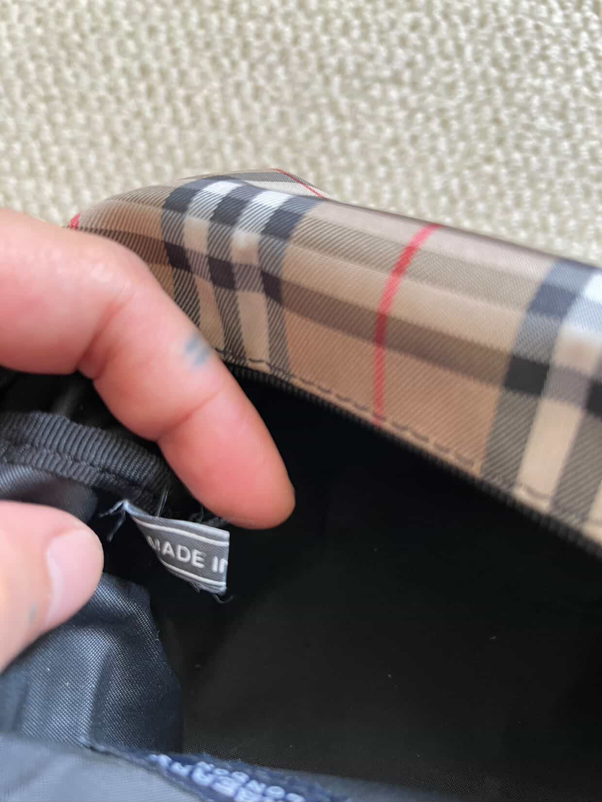 Burberry Nova Check Mini Handbag