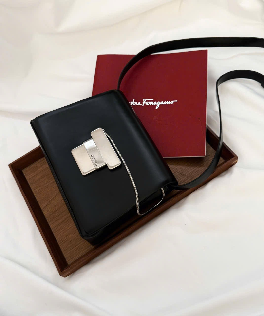 Gucci Vintage Black Leather