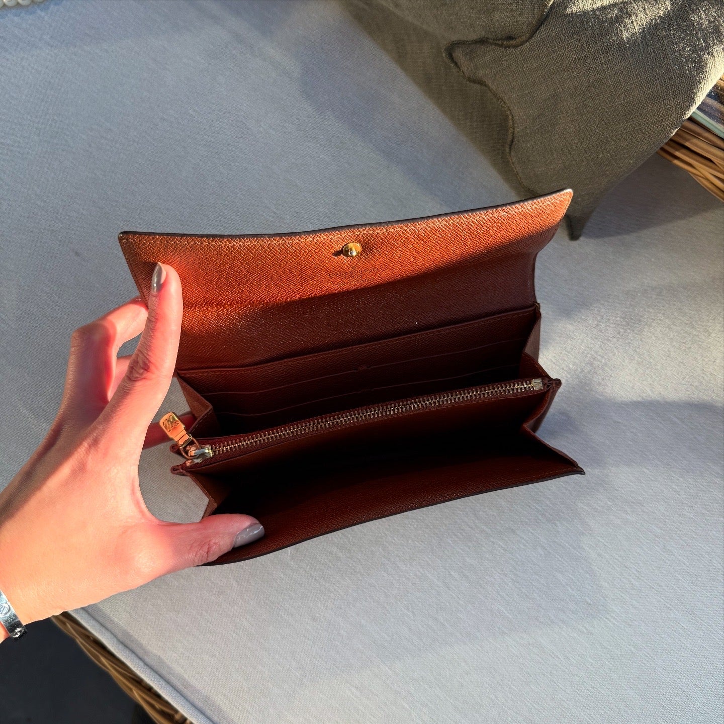 Louis Vuitton Sara Monogram Trifold Wallet